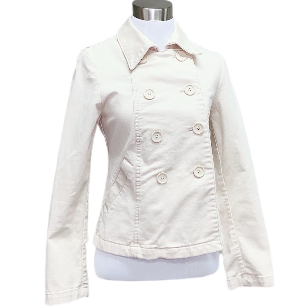 GAP khaki pea coat